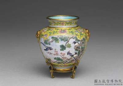 图片[2]-Gold jar with animal masks and painted enamels, Qing dynasty, Qianlong reign (1736-1795)-China Archive